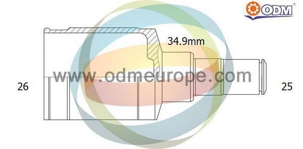 Odm-multiparts 14-356053 CV joint 14356053