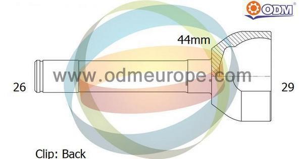 Odm-multiparts 12-300748 Joint kit, drive shaft 12300748