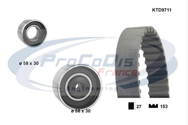 Procodis France KTD9711 Timing Belt Kit KTD9711