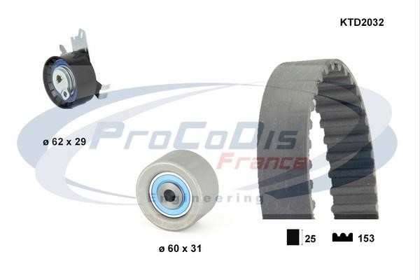 Procodis France KTD2032 Timing Belt Kit KTD2032