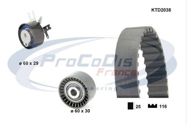 Procodis France KTD2038 Timing Belt Kit KTD2038