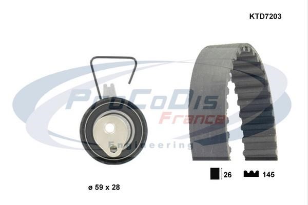 Procodis France KTD7203 Timing Belt Kit KTD7203