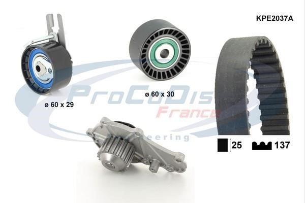  KPE2037A TIMING BELT KIT WITH WATER PUMP KPE2037A