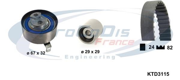 Procodis France KTD3115 Timing Belt Kit KTD3115