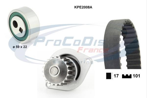  KPE2008A TIMING BELT KIT WITH WATER PUMP KPE2008A