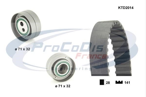 Procodis France KTD2014 Timing Belt Kit KTD2014