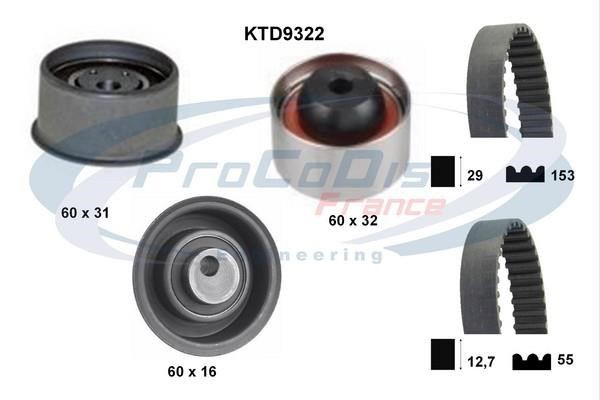 Procodis France KTD9322 Timing Belt Kit KTD9322