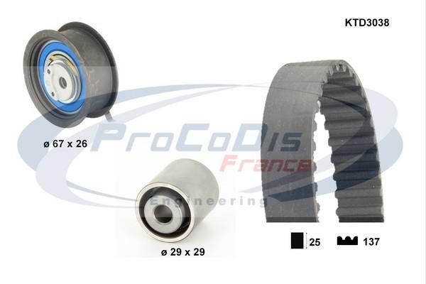Procodis France KTD3038 Timing Belt Kit KTD3038