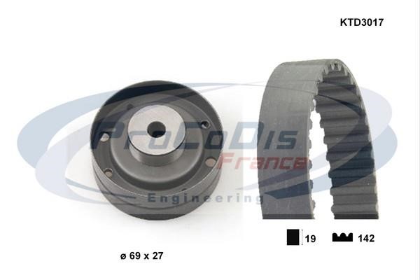 Procodis France KTD3017 Timing Belt Kit KTD3017