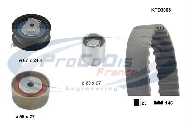 Procodis France KTD3068 Timing Belt Kit KTD3068