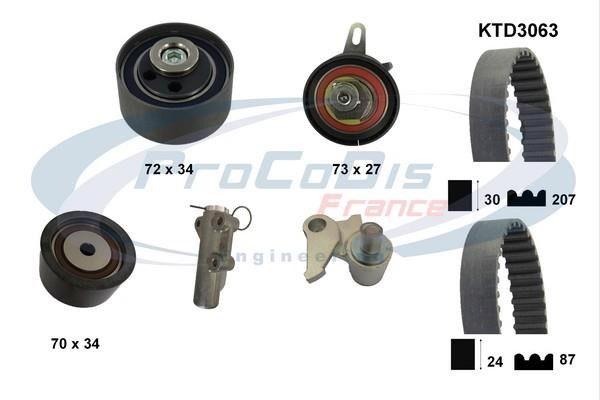 Procodis France KTD3063 Timing Belt Kit KTD3063