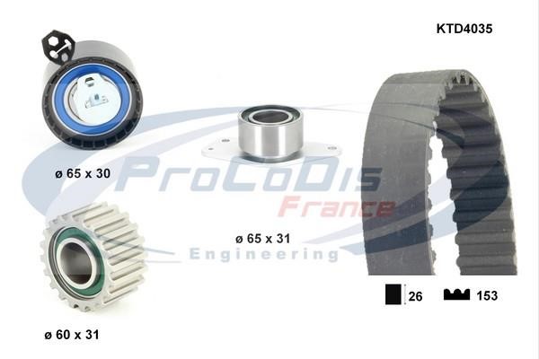 Procodis France KTD4035 Timing Belt Kit KTD4035