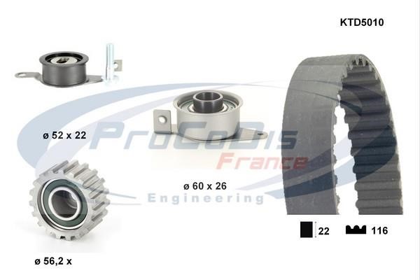 Procodis France KTD5010 Timing Belt Kit KTD5010
