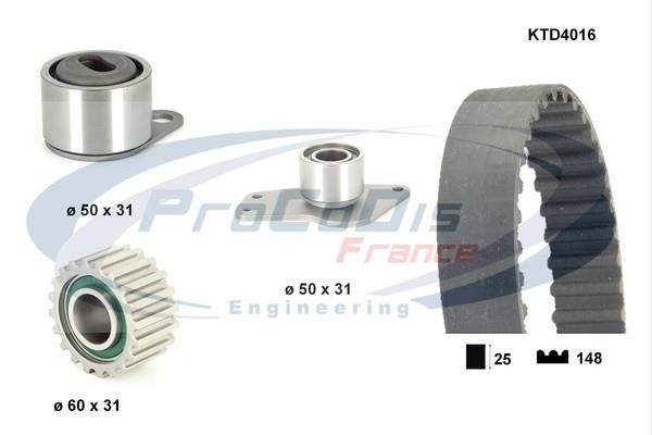 Procodis France KTD4016 Timing Belt Kit KTD4016