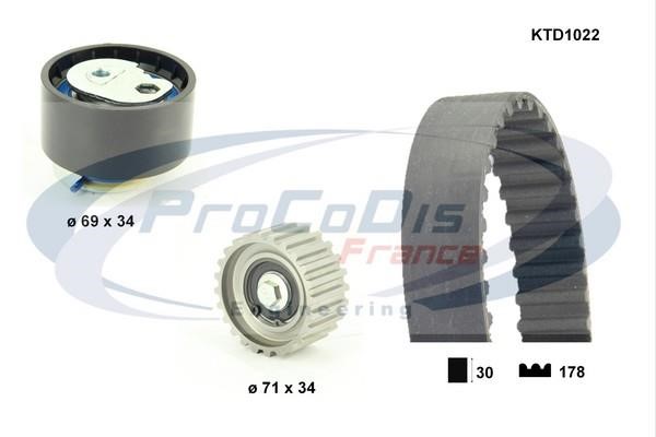 Procodis France KTD1022 Timing Belt Kit KTD1022