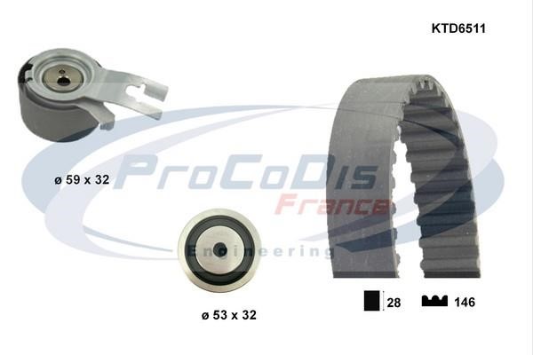 Procodis France KTD6511 Timing Belt Kit KTD6511