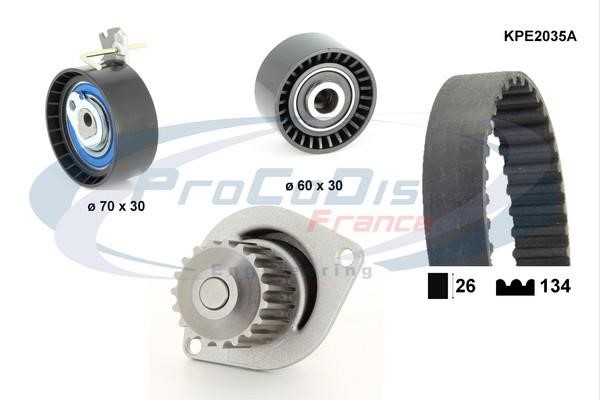  KPE2035A TIMING BELT KIT WITH WATER PUMP KPE2035A