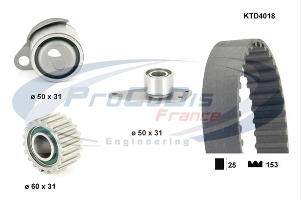 Procodis France KTD4018 Timing Belt Kit KTD4018