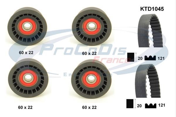 Procodis France KTD1045 Timing Belt Kit KTD1045