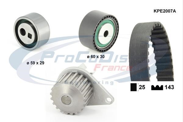  KPE2007A TIMING BELT KIT WITH WATER PUMP KPE2007A