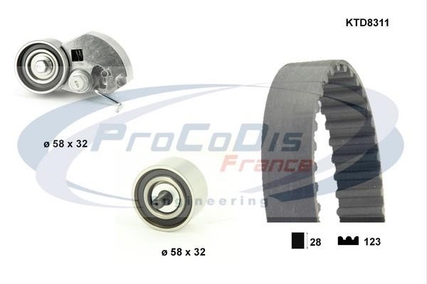 Procodis France KTD8311 Timing Belt Kit KTD8311
