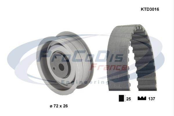 Procodis France KTD3016 Timing Belt Kit KTD3016