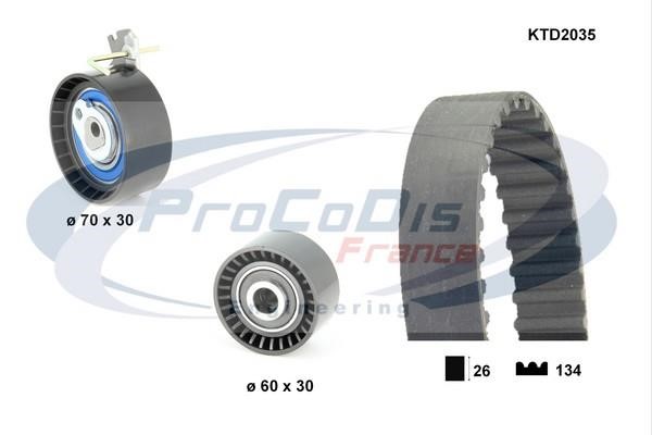 Procodis France KTD2035 Timing Belt Kit KTD2035