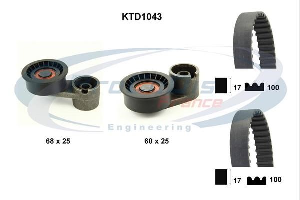 Procodis France KTD1043 Timing Belt Kit KTD1043