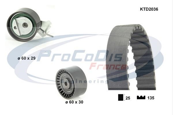 Procodis France KTD2036 Timing Belt Kit KTD2036