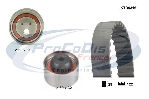 Procodis France KTD9316 Timing Belt Kit KTD9316