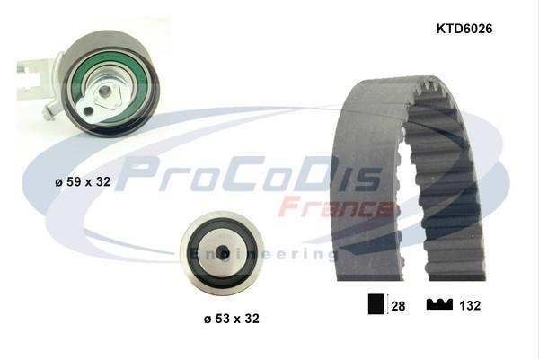 Procodis France KTD6026 Timing Belt Kit KTD6026