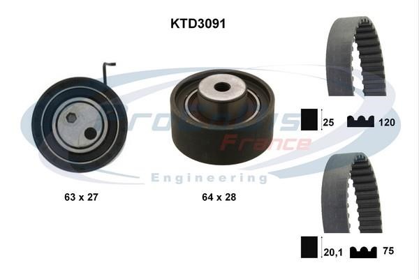 Procodis France KTD3091 Timing Belt Kit KTD3091