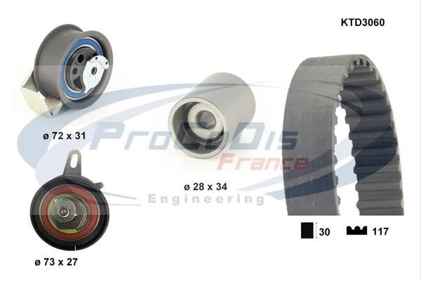 Procodis France KTD3060 Timing Belt Kit KTD3060