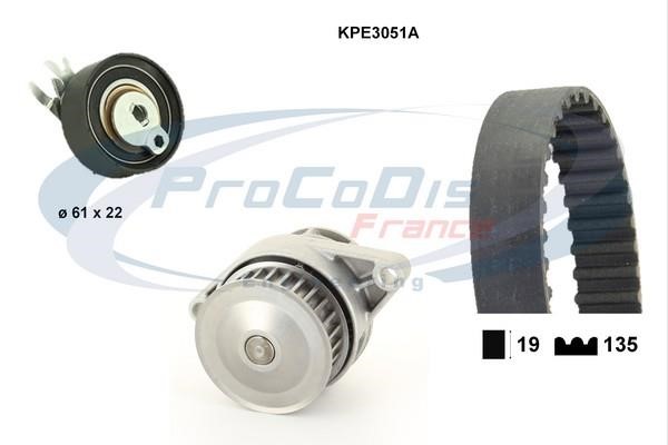  KPE3051A TIMING BELT KIT WITH WATER PUMP KPE3051A