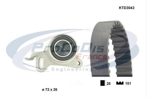 Procodis France KTD3043 Timing Belt Kit KTD3043