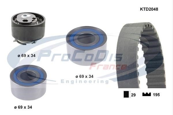 Procodis France KTD2048 Timing Belt Kit KTD2048