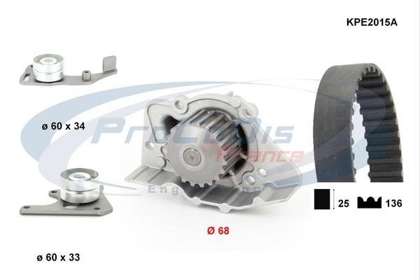  KPE2015A TIMING BELT KIT WITH WATER PUMP KPE2015A