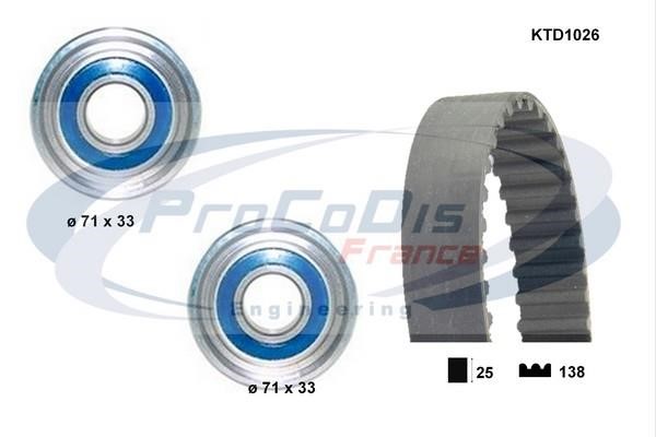 Procodis France KTD1026 Timing Belt Kit KTD1026