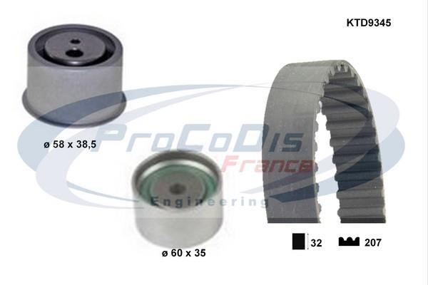 Procodis France KTD9345 Timing Belt Kit KTD9345
