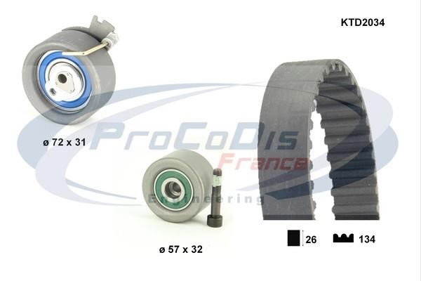 Procodis France KTD2034 Timing Belt Kit KTD2034