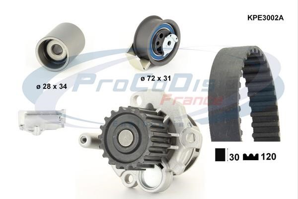  KPE3002A TIMING BELT KIT WITH WATER PUMP KPE3002A