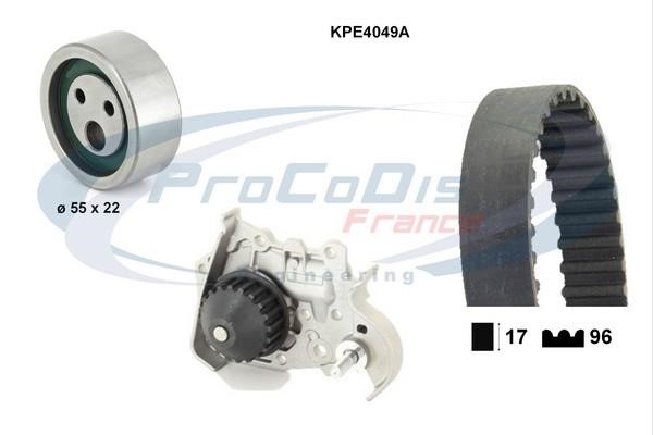  KPE4049A TIMING BELT KIT WITH WATER PUMP KPE4049A