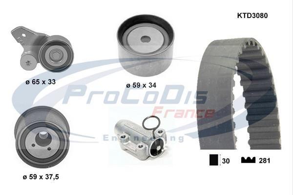 Procodis France KTD3080 Timing Belt Kit KTD3080