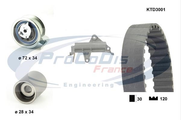 Procodis France KTD3001 Timing Belt Kit KTD3001