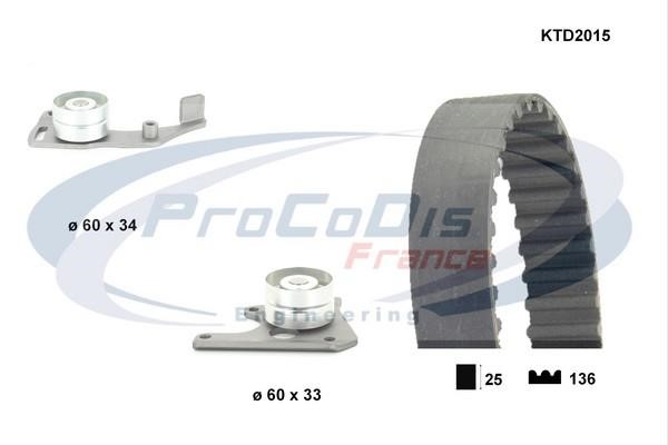 Procodis France KTD2015 Timing Belt Kit KTD2015