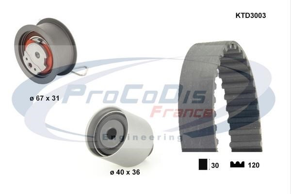 Procodis France KTD3003 Timing Belt Kit KTD3003