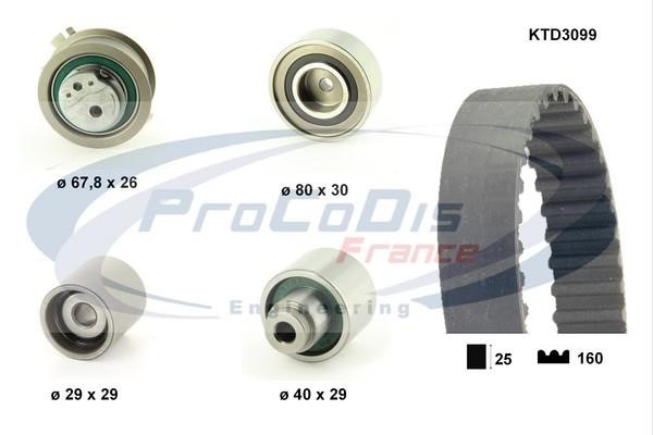 Procodis France KTD3099 Timing Belt Kit KTD3099