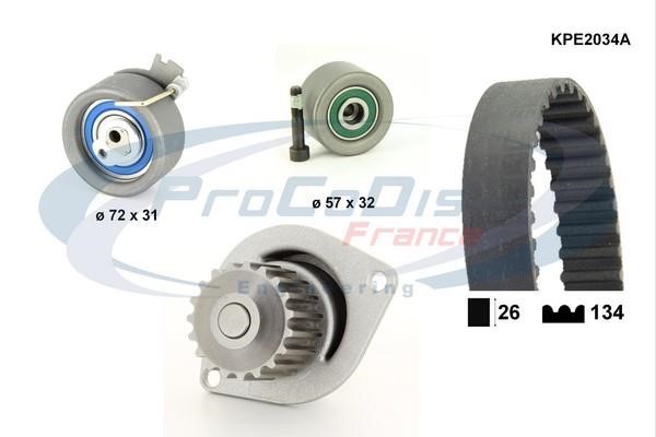  KPE2034A TIMING BELT KIT WITH WATER PUMP KPE2034A