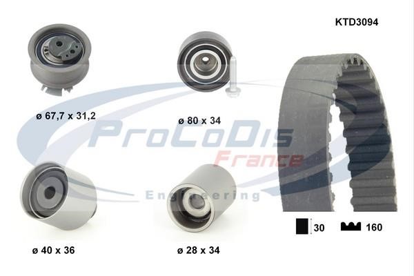 Procodis France KTD3094 Timing Belt Kit KTD3094