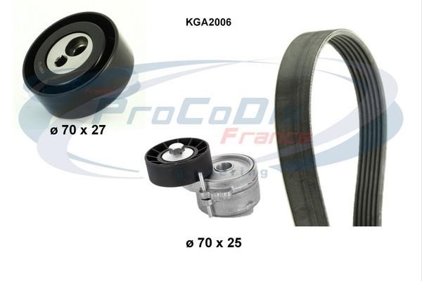Procodis France KGA2006 Drive belt kit KGA2006